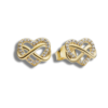 Pandora Earrings Heart-Gold Pandora Earrings Heart