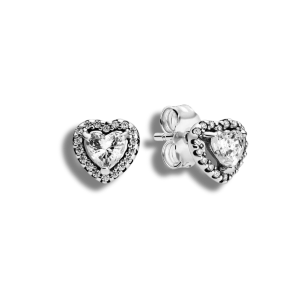 Pandora Earrings Heart-Silver Pandora Earrings Heart